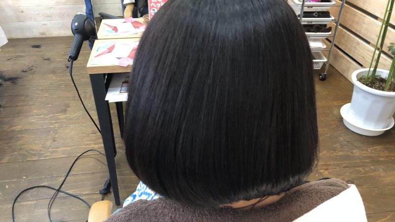 グレイヘアも艶々