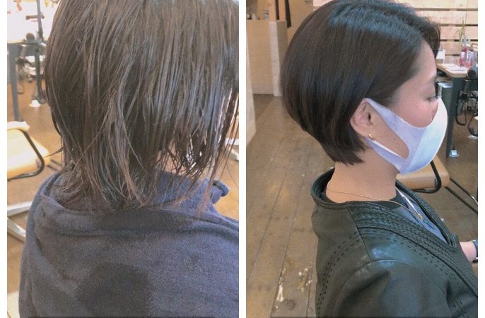 ショートヘアの髪質改善