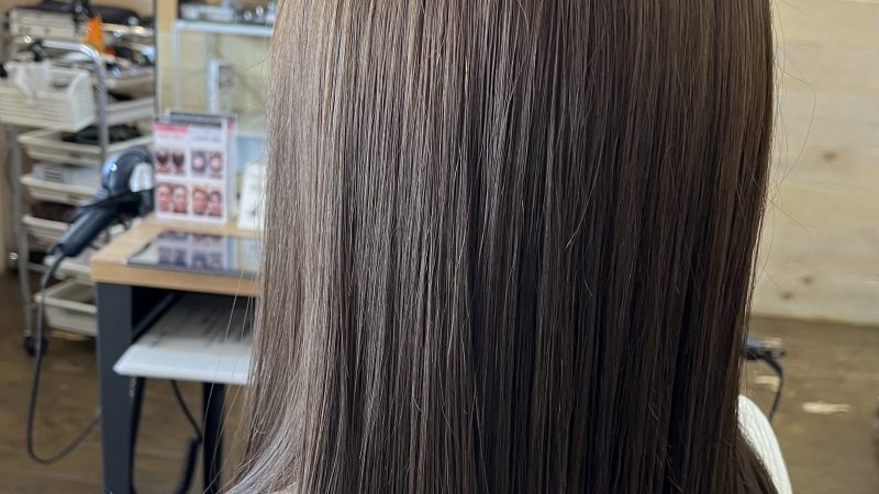 髪質改善カラーでツヤ髪に✨