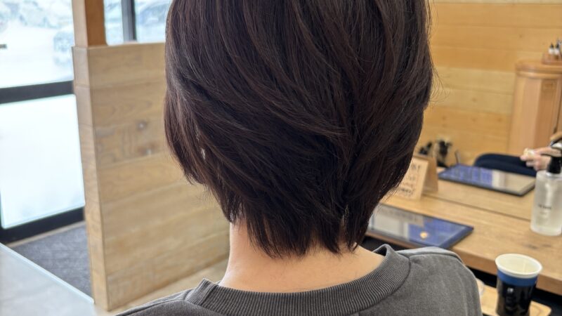 ツヤ髪ミントブラウン！