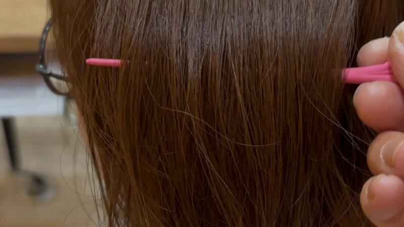 ツヤ髪仕上げの髪質改善カラー!