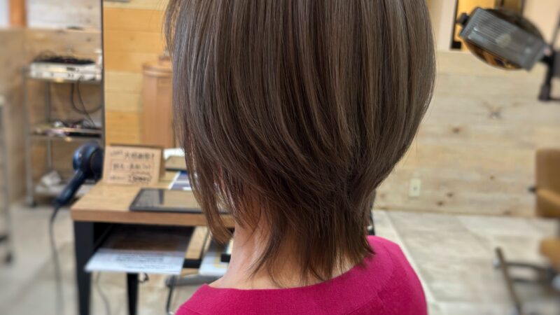 大人女性のための髪質改善カラー！