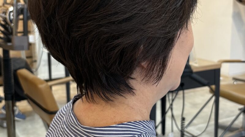 大人ショートカット✂️