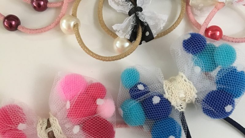 手作りヘアゴム