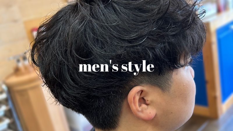 メンズも切ります✂️✨