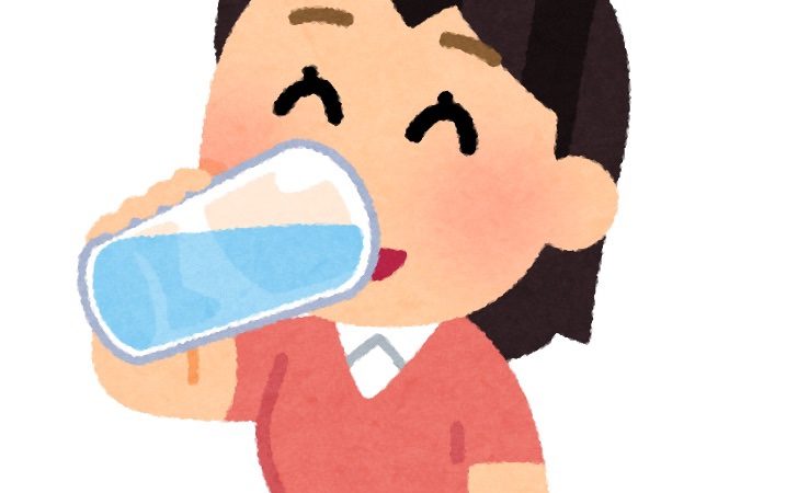 冬でもお水飲みましょう