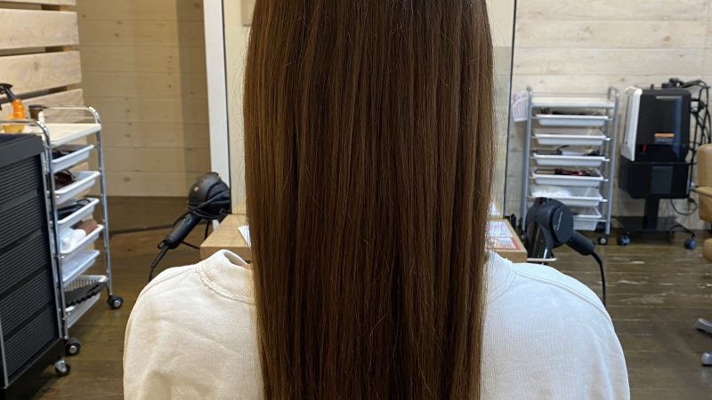 髪の栄養補給です